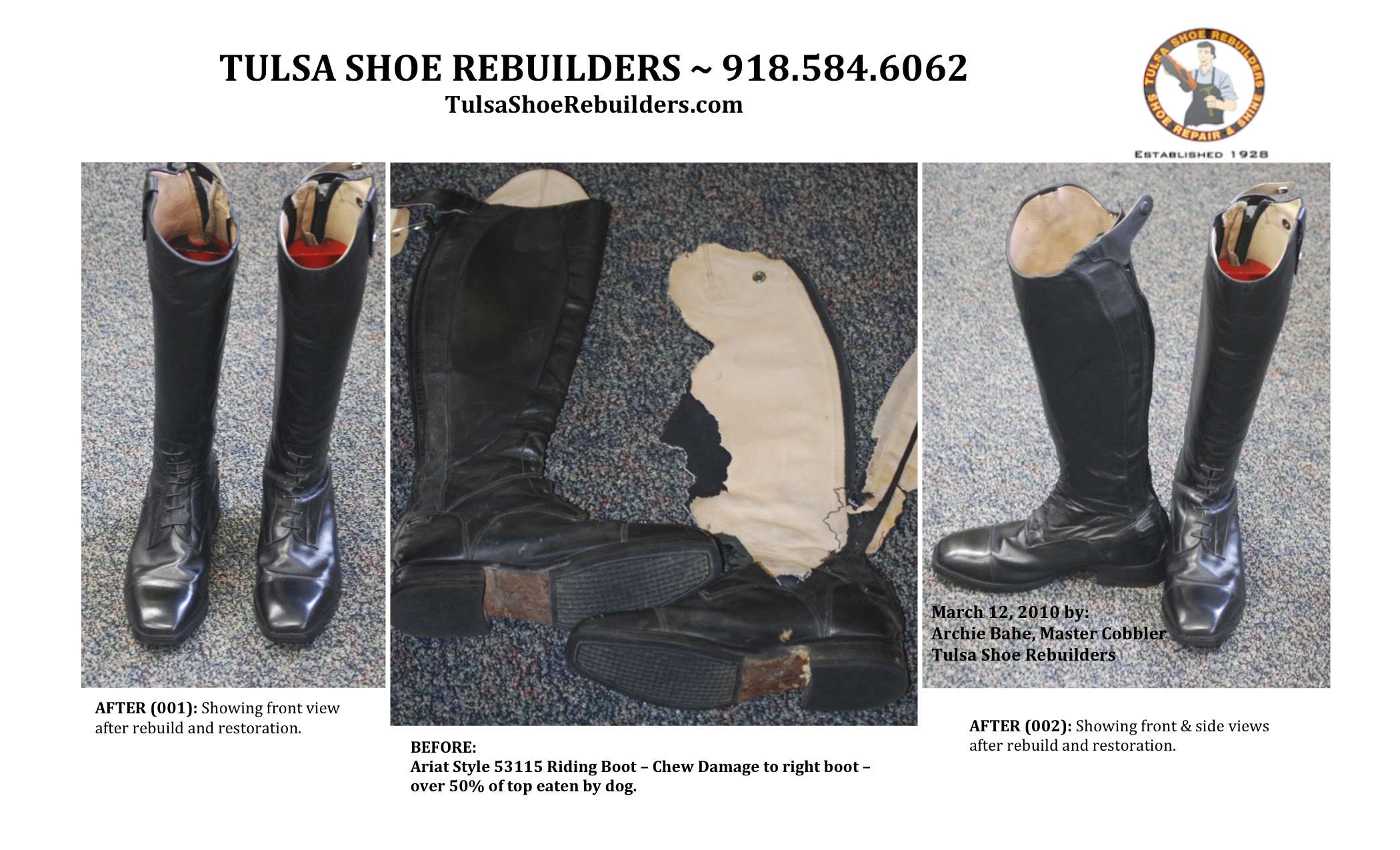 heel repair cost